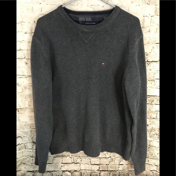 tommy hilfiger gray jumper